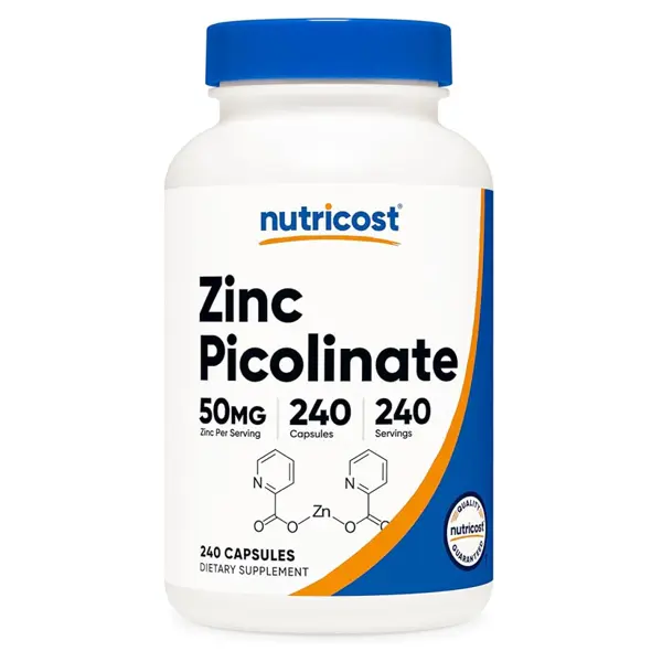 Nutricost Zinc Picolinate 50mg Capsules
